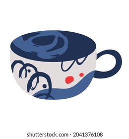 Pottery ceramics crafting tableware painted cup