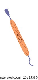 Pottery Double End Tool Vector Illustration