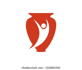 Pottery Forum Logo Template, Icon, Symbol - Vector