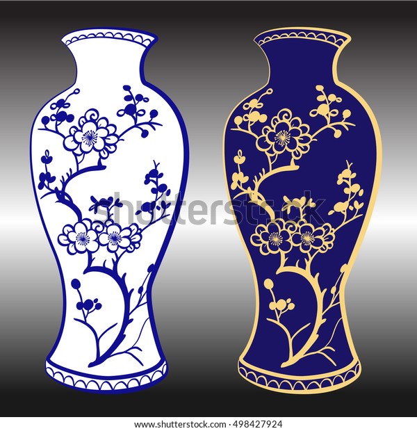 Pottery hand drawing vector ,porcelain