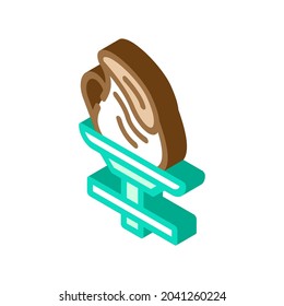pottery handiwork isometric icon vector. pottery handiwork sign. isolated symbol illustration
