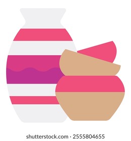 Pottery Hobby object icon illustration