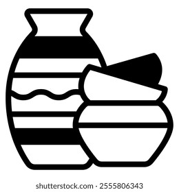 Pottery Hobby object icon illustration