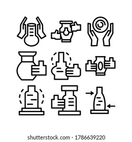 Pottery icon or logo isolated sign symbol vector illustration - Collection of high quality black style vector icons
