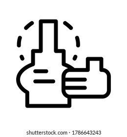 Pottery icon or logo isolated sign symbol vector illustration - high quality black style vector icons
