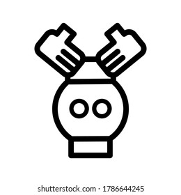 Pottery icon or logo isolated sign symbol vector illustration - high quality black style vector icons
