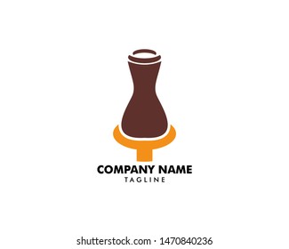 Pottery Logo Template Design Vector