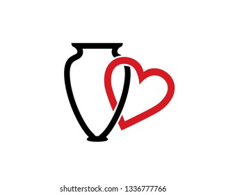 Pottery Logo Template, Icon, Symbol - Vector