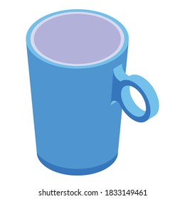 Icono de jarra. Isométrico del icono vectorial de la alfarería para el diseño web aislado en fondo blanco