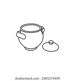 Pottery Open Line Simple Logo