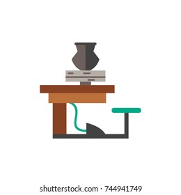 Pottery production icon