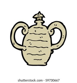 pottery urn cartoon