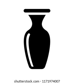
Pottery vase made of clay and ceramics 
