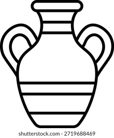 Icono de Vector de cerámica. Se puede utilizar para aplicaciones de impresión, móviles y de Web.