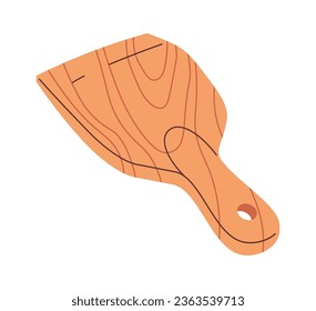 Ilustración de vectores de herramienta de modelado de madera de cerámica