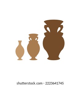 Pottery workshop studio logo vector template