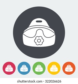 Potty icon. Flat vector related icon for web and mobile applications. It can be used as - logo, pictogram, icon, infographic element. Vector Illustration.