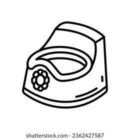 Potty icon in vector. Illustration