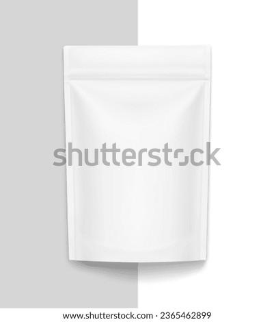 Pouch bag isolated on white background.Vector illustration. Front view. Can be use for template your  design, background, presentation, promo, ad. EPS10.