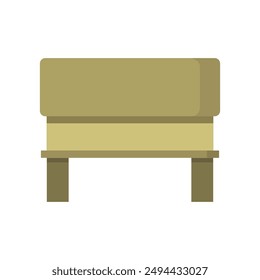 Icono de puf ilustrado en el fondo