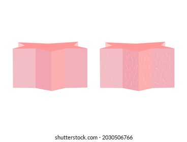 A pouf (ottoman) in the form of three-dimensional geometric figures (cube, cylinder, prism, parallelepiped). Isometric flat style. Isolated vector illustration. Fashion illustration. Contemporary home