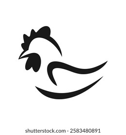 Poultry, chicken logo design, abstract, silhouette, vector, chicken icon, illustration, graphics, food, rooster, symbol, icon, farm, silhouette, animal, bird, art, isolated, background, sign, cock, me