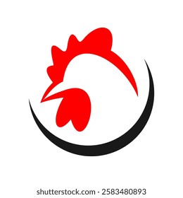 Poultry, chicken logo design, abstract, silhouette, vector, chicken icon, illustration, graphics, food, rooster, symbol, icon, farm, silhouette, animal, bird, art, isolated, background, sign, cock, me