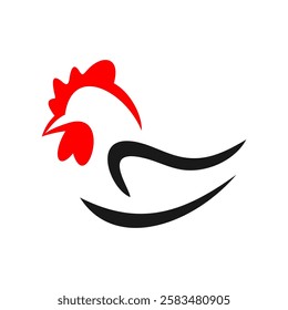 Poultry, chicken logo design, abstract, silhouette, vector, chicken icon, illustration, graphics, food, rooster, symbol, icon, farm, silhouette, animal, bird, art, isolated, background, sign, cock, me