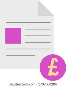 pound act vector illustration icon flat design