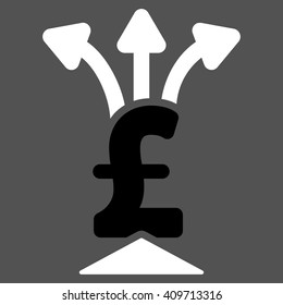 Pound Aggregator vector icon. 