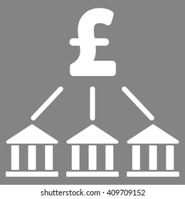 Pound Bank Association vector icon