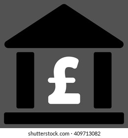 Pound Bank vector icon. Pound Bank icon symbol. 
