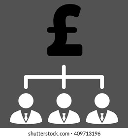 Pound Banker Links vector icon.