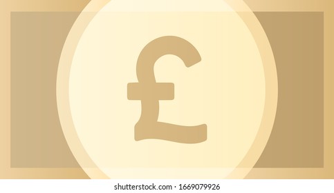 
Pound banknote isolated vector illustration