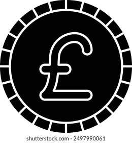 Pound Currency Icon for British Financial and Economic Representations