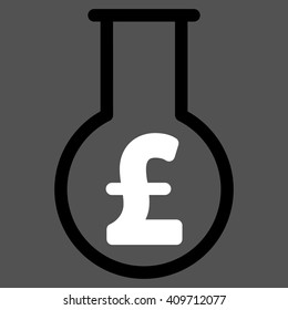 Pound Financial Alchemy vector icon.