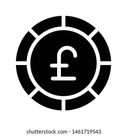 pound glyph flat vector icon