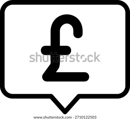 pound glyph icon illustration vector