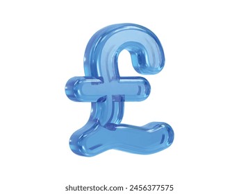 Icono de libra elemento de ilustración de representación 3d