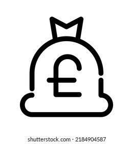 icono de la libra o logotipo símbolo de señalización aislado ilustración vectorial de alta calidad estilo negro iconos vectoriales
