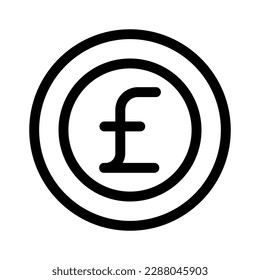 pound icon or logo isolated sign symbol vector illustration - high quality black style vector icons