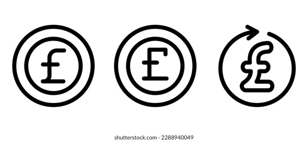 pound icon or logo isolated sign symbol vector illustration - high quality black style vector icons