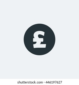 Pound icon in trendy flat style background, image jpg, vector eps, flat web, material icon, UI illustration