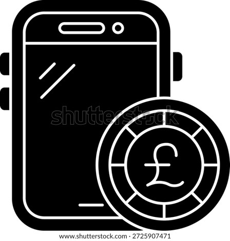 Pound Line vector Icon Design