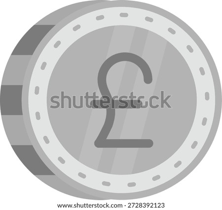 Pound Line vector Icon Design