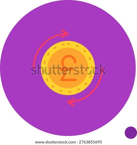 Pound Line vector Icon Design