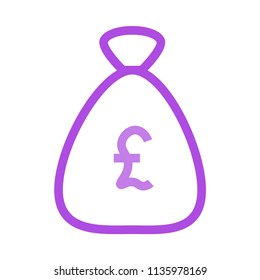 pound money bag 