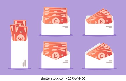 Pound Money In Envelope 