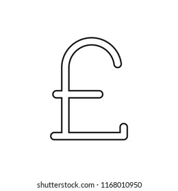 Pound Money Icon Vector
