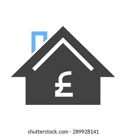 Pound, money, uk icon vector image. Can also be used for real estate, property, land and buildings. Suitable for mobile apps, web apps and print media.